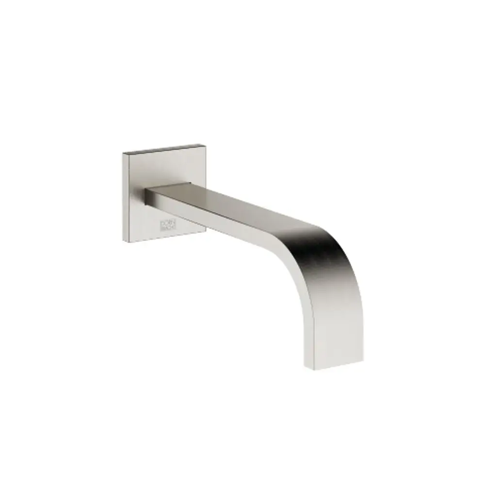 Dornbracht-MEM-Waschtisch-Wand-Auslauf-ohne Ablaufgarnitur-Ausladung 200mm-platin gebürstet, 13800782-06 Galeriebild 1